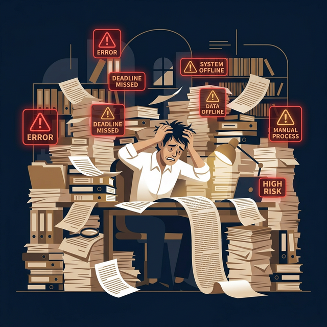 従来の煩雑な契約確認