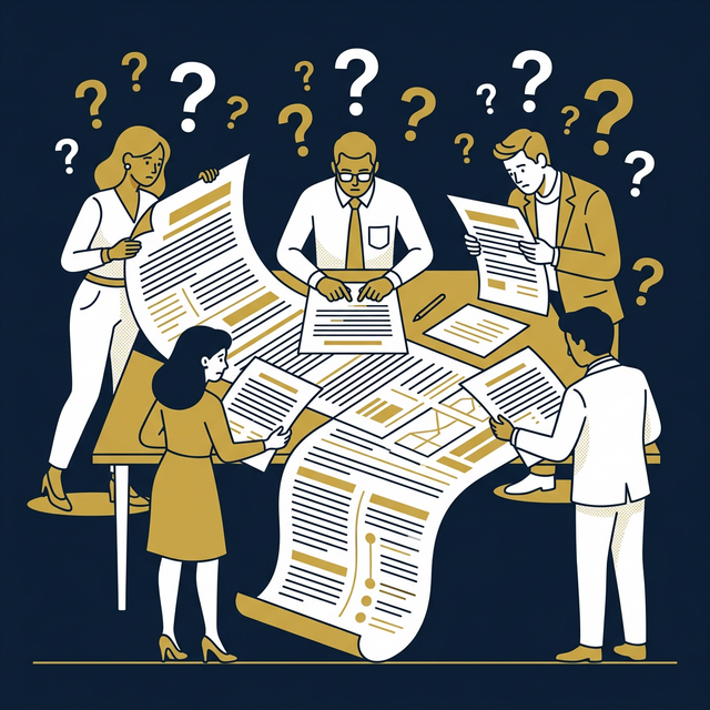 誰がどこを見るか曖昧