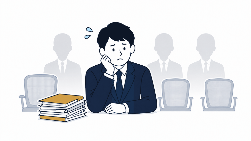 法務リソース不足を示す担当者